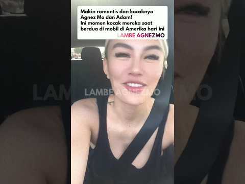 Agnez Mo dan pacar berduaan di mobil di jalanan Amerika #agnezmo