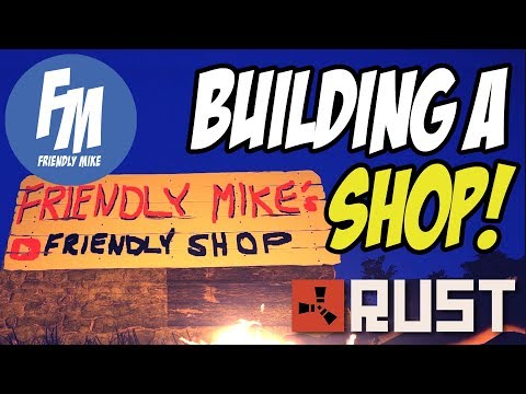 BUILDING A SHOP TO SELL TRAP BASE LOOT! | Rust Solo Survival S11E02 | RUST