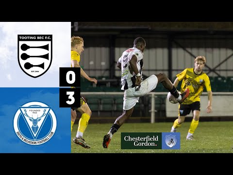 Match Highlights: Tooting Bec v Erith & Belvedere - SCEFL Challenge Cup Second Round
