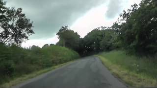 preview picture of video 'Driving Along The D20 Between Locarn & Trébrivan, Côtes d'Armor, Brittany, France 13th June 2012'