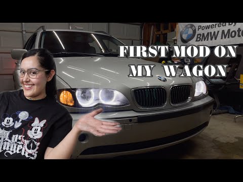 BUDGET E46 WAGON GETS A SMALL FRONT END UPDATE