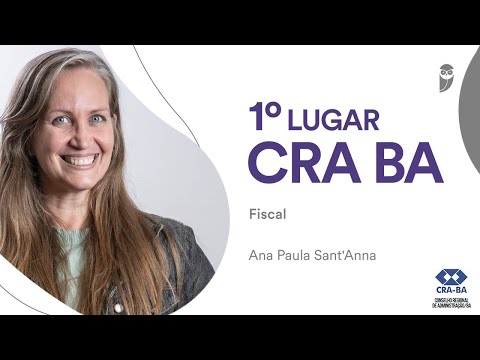 CRA BA Contest: Chat with Ana Paula de Sant’Anna, who came in 1st place for the Inspector positio...