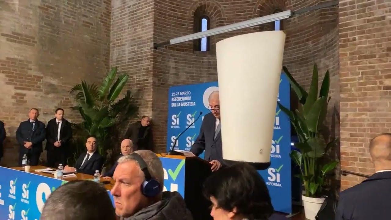 "LE RAGIONI DEL SÌ" INTERVENTO DEL MINISTRO FOTI A PIACENZA