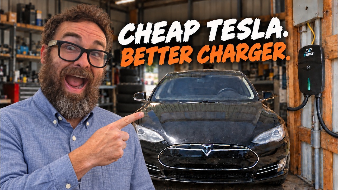 Installing an EVDANCE Charger for Dale’s $2,000 Tesla