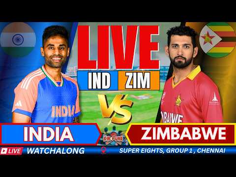 🔴T20 WC Live: India vs Zimbabwe world Cup Super 8 live match Score | IND vs ZIM Live Match Today