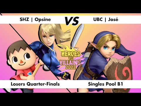 SHZ | Opsine VS UBC | José, Losers Quarter-Finals, Pool B1, Heroes VS Villains 2022