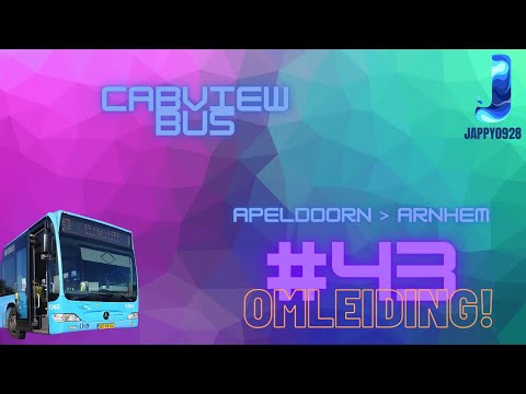 Lijn 43 Apeldoorn 》Arnhem | OMLEIDING op de route