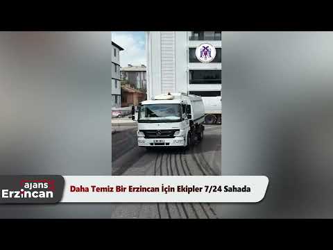 Daha Temiz Bir Erzincan İçin Ekipler 7/24 Sahada