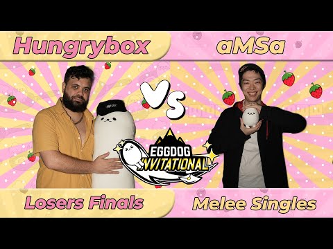 Hungrybox (Jigglypuff) vs aMSa (Yoshi)- Eggdog Invitational 2024 - Melee Singles: Losers Finals