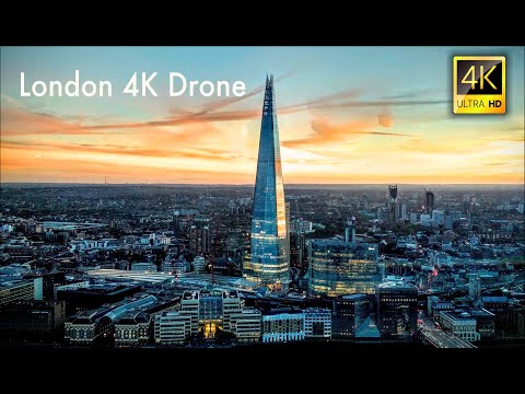LONDON - 4K UHD Drone Video | Tour London, England in 4K Drone Footage