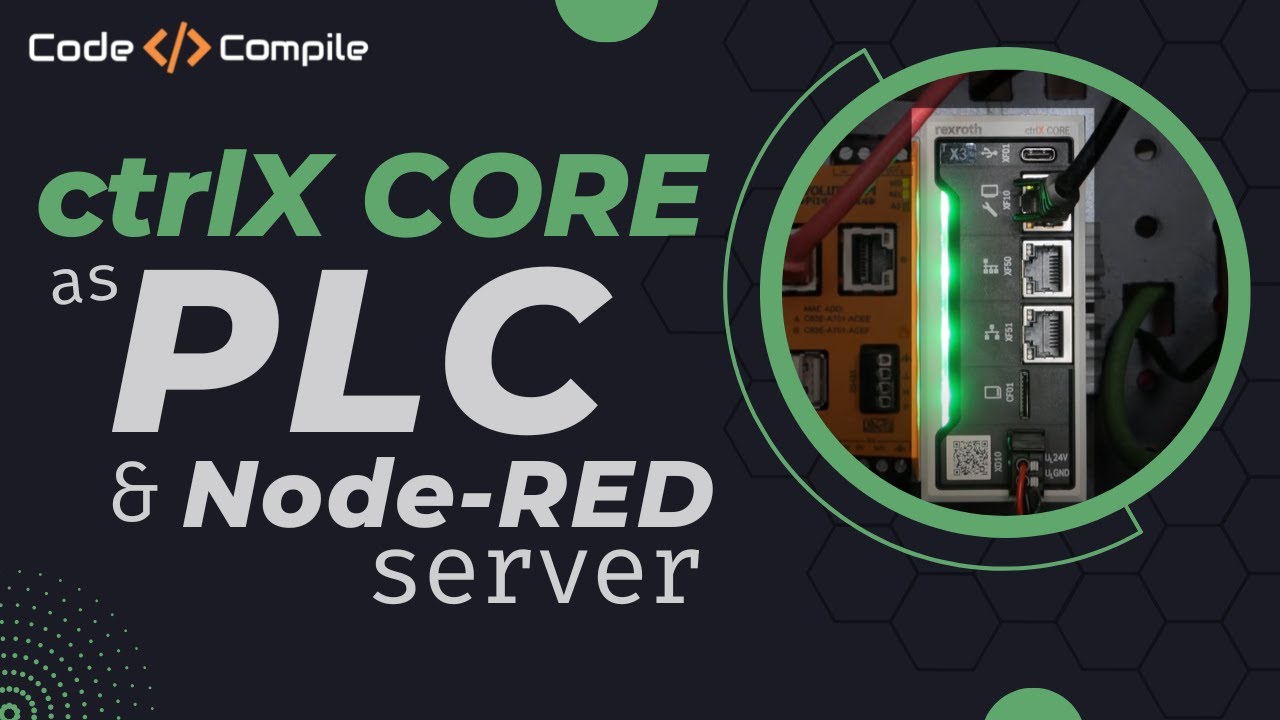 ctrlX CORE as PLC and Node-RED Server
