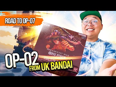 OP-02 RESTOCK from Bandai UK! Opening a One Piece TCG Booster Box of OP-02, Paramount War.