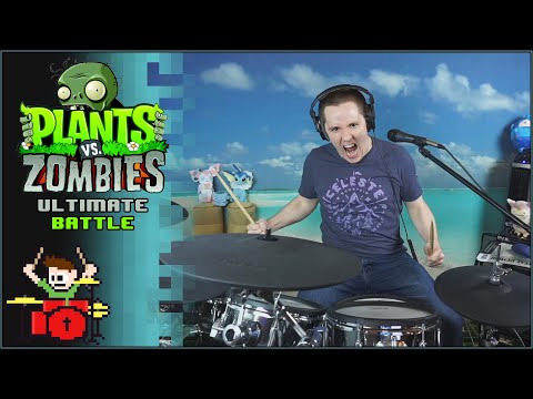 Ultimate Battle From Plants Vs Zombies On Drums!