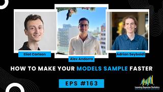 #163 How to make your models sample faster, with Adrian Seyboldt & Eliot Carlson