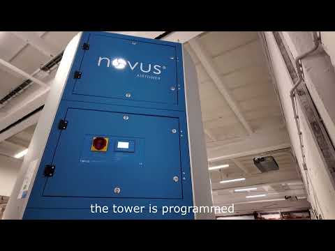 WAAP PL Referencje Pruszków 1 x Wieża Filtrowentylacyjna Novus Airtower 10000 F - zdjęcie