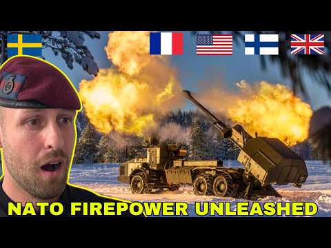 British Army Veteran reacts British Army Fire Archer Artillery Close to Russian Border