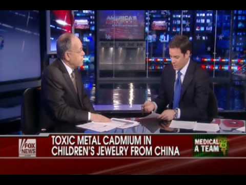 Toxic Metal Cadmium found Used in Chinese Exports Kid's Jewelry