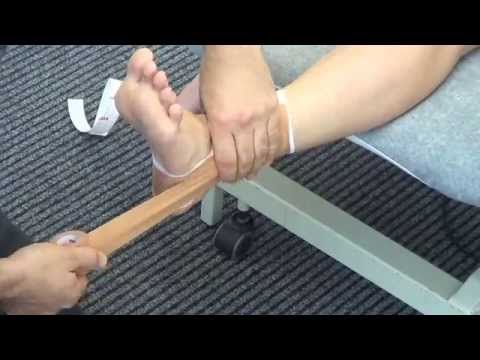 Ankle stability taping
