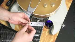 Step by Step on How to Install Schaller Strap Locks on a Les Paul or any Guitar by Scott Sill