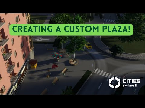 Creating a Custom Plaza in Cities Skylines 2 - La Cerise Ep13