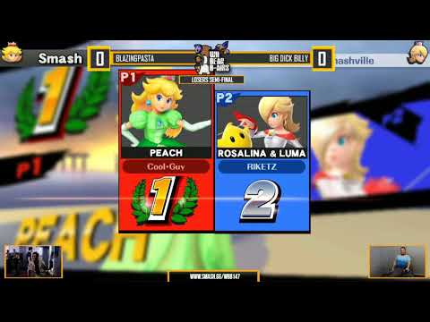 Ultra WBB #147 | BlazingPasta (Peach) vs Big Dick Billy (Rosa) - Losers Qtr-Final - Smash 4