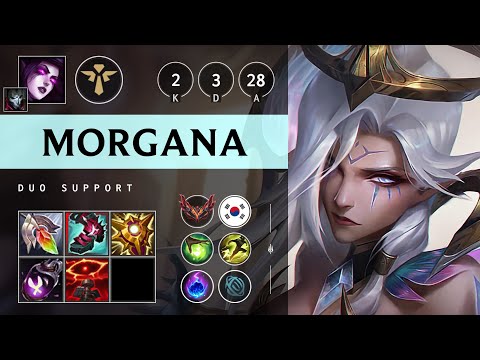 Morgana Support vs Alistar - KR Grandmaster Patch 25.14