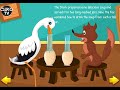 The Fox and The Stork: A Lesson in Fairness | Moral Story | KidloLand