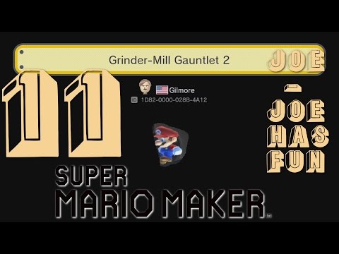 Grinder Mill Gauntlet - Super Mario Maker - 11