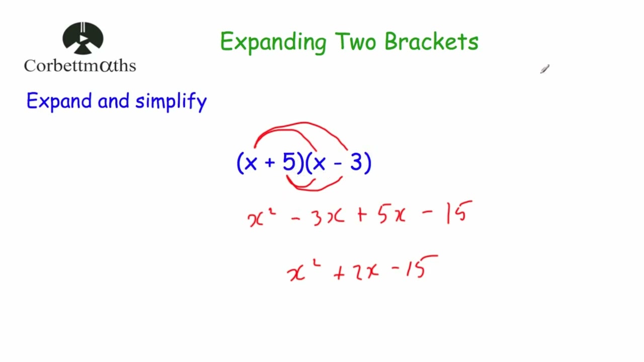 Expanding Two Brackets - Corbettmaths