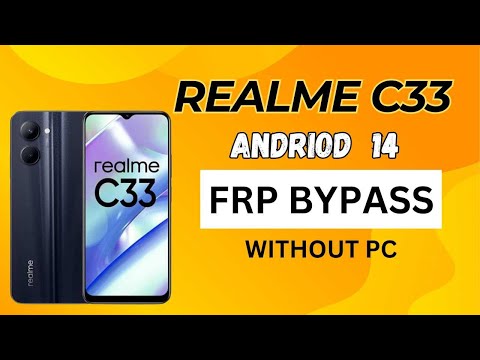 New Method Realme C33 Frp Bypass Andriod 14 || All Realme Andriod 14 Frp Bypass |Without pc