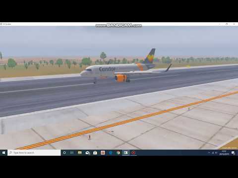 Very low visibility landing at Alicante, Spain (LEAL) - X Plane Toliss A319 Condor Livery