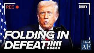 Trump FOLDS in ULTIMATE DEFEAT
