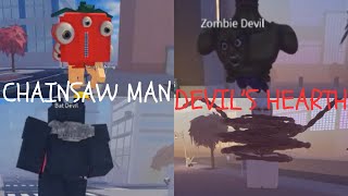 Every Bosses Review - Zombie, Tomato... (Chainsaw man Devil's Heart : Roblox)