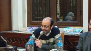 الروائي  أ.  عمرو دنقل معلقا على (فلك نوح) نادي ادب سوهاج 26-1-2025