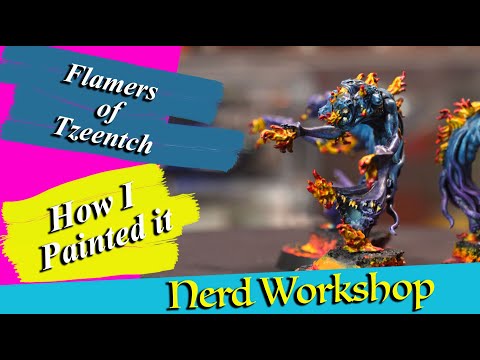 Flamers of Tzeentch - How I Painted them - Warhammer 40k
