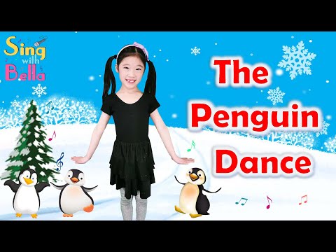 Penguin Song ♫The Penguin Dance with Lyrics | Brain Breaks | Kids Action Song | Sing with Bella