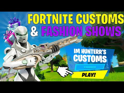 🔴Fortnite Customs With Viewers