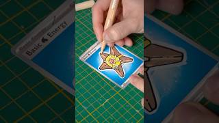 Rysuję na kartach Pokemon! Błyszcząca Staryu na wodnej energii #kartypokemon