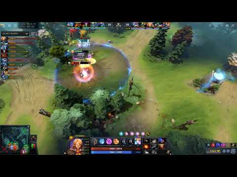 When 10000 MMR vs 5000 MMR on mid — Abed Invoker vs Divine QoP