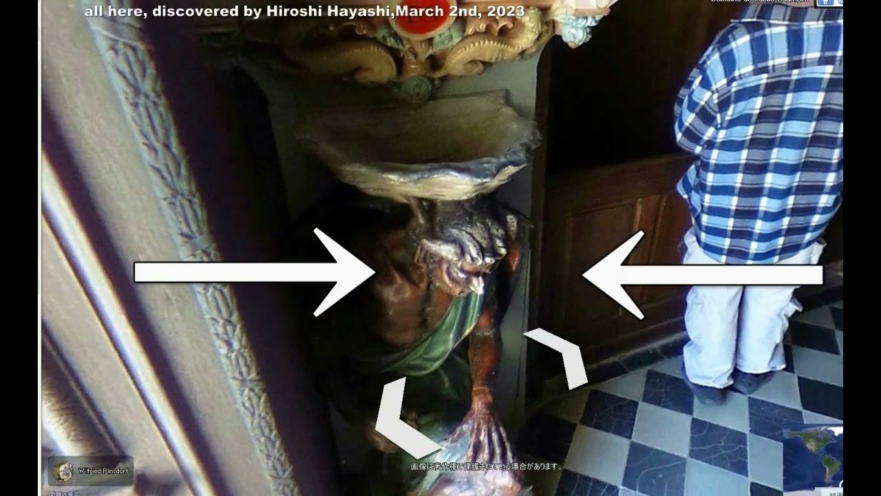 4979【10】レンヌの悪魔像＝カイン作の善神マルドックDevil Statue at Rennes=Marduk=Good GodHiroshi Hayashiはやし浩司JP