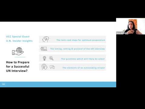 Time and setting of U.N. interviews - How much time do I have to give an excellent answer?