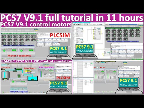 SIMATIC PCS7 V9.1 full tutorial in 11 hours