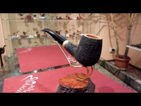 Pipa radica half bent fatta a mano - www.paronellipipe.it