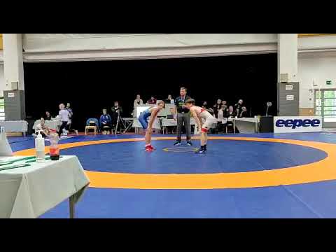 Joni Pitkänen vs Dovydas Samuilis, Kadettien 55kg SM-finaali Ilmajoki