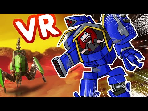 Piloting a real MECH in VR!