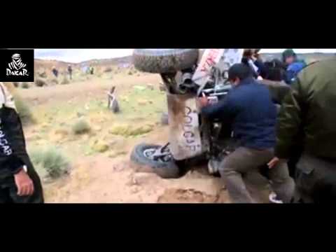 Impresionante  accidente en territorio Boliviano  en el DAKAR 2015