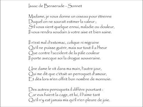 Benserade (Isaac de) : SONNET - Madame, je vous donne un oiseau pour étrenne