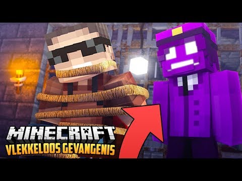 ONTSNAPPEN uit DE PAARSE VLEKKELOOS GEVANGENIS - Minecraft Prison Escape