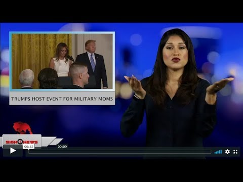 Trumps host event for military moms (ASL - 5.11.19)