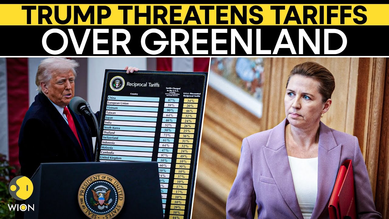 US-Greenland LIVE: Trump Warns Nations With Tariffs Over Greenland Push | WION